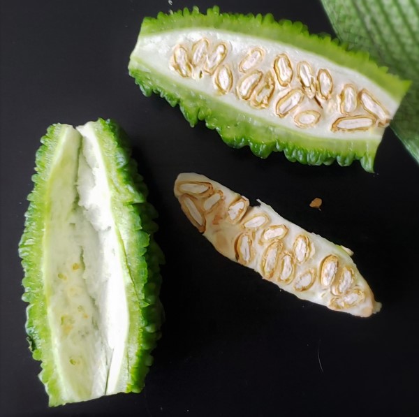 Removing Seeds From Bitter Gourd