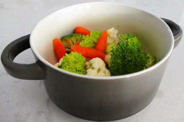 Broccoli, Cauliflower, Carrots