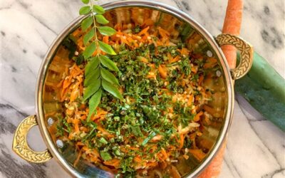 Delicious Carrot-Cucumber Kosumbari Salad