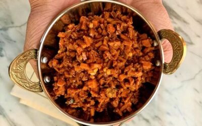 Spicy Raw Carrot Pickle (Gajar ka Achar)
