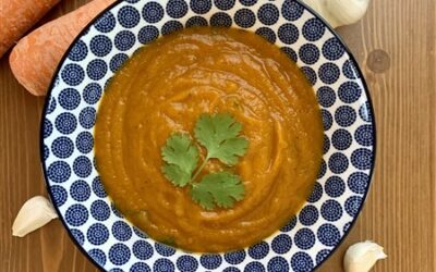 White Wine Infused Carrot-Ginger Soup