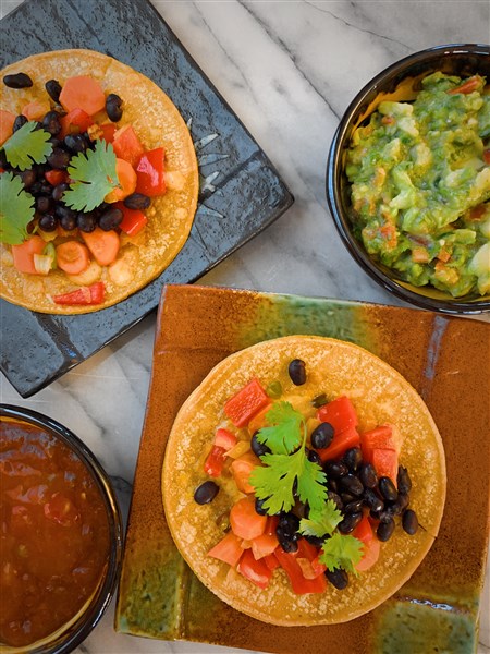 Colorful Vegetarian Tacos