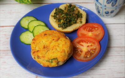 Air Fryer Masala Wada – Lentil Burger Patties & Fritters