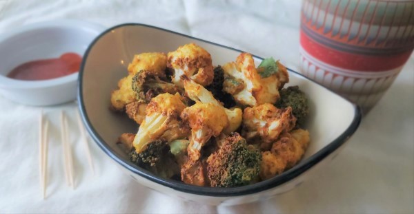 Gobi Pakora: Air Fryer Cauliflower Broccoli Fritters
