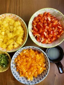 Tropical Pineapple and Bell Pepper Salad
