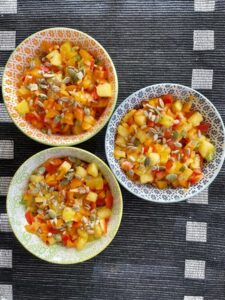 Tropical Pineapple and Bell Pepper Salad