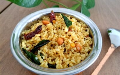 Pulihora | Puliogare with Brown Rice