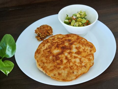 Dibba Rotti | Savory Lentil Pancake - Healthy Indian