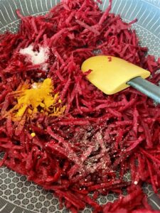 Beetroot Pachadi (Raita) - Kerala Style