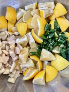 Meyer Lemon-Ginger Pickle